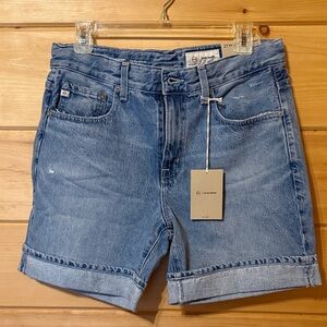 AG Adriano Goldschmied Sky Blue Denim Shorts